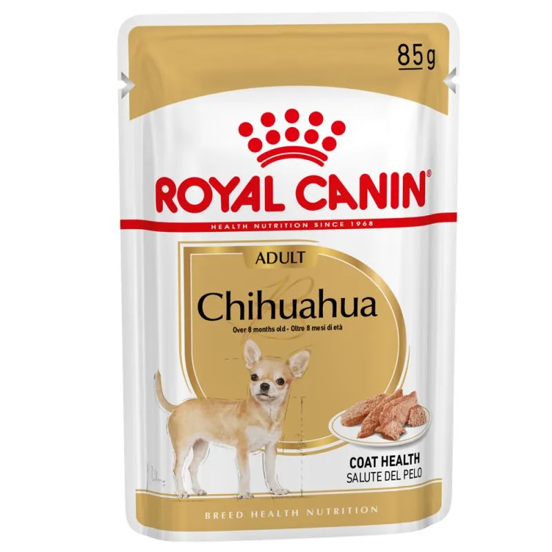 Royal Canin  Chihuahua POUCH  -  мокра храна в пауч за Чихуахуа в зряла възраст над 10 месеца - 12x85гр.