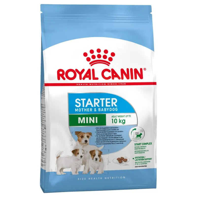 Royal Canin Mini Starter - храна за отбиване на кученца, за бременни и кърмещи кучета от дребни породи - 8.5кг.
