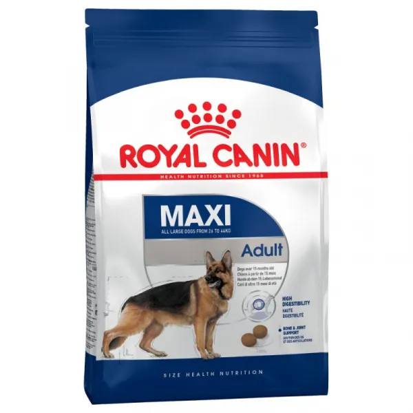 Royal Canin Maxi Adult - храна за израснали кучета над 15 месеца от едри породи - 4кг. 