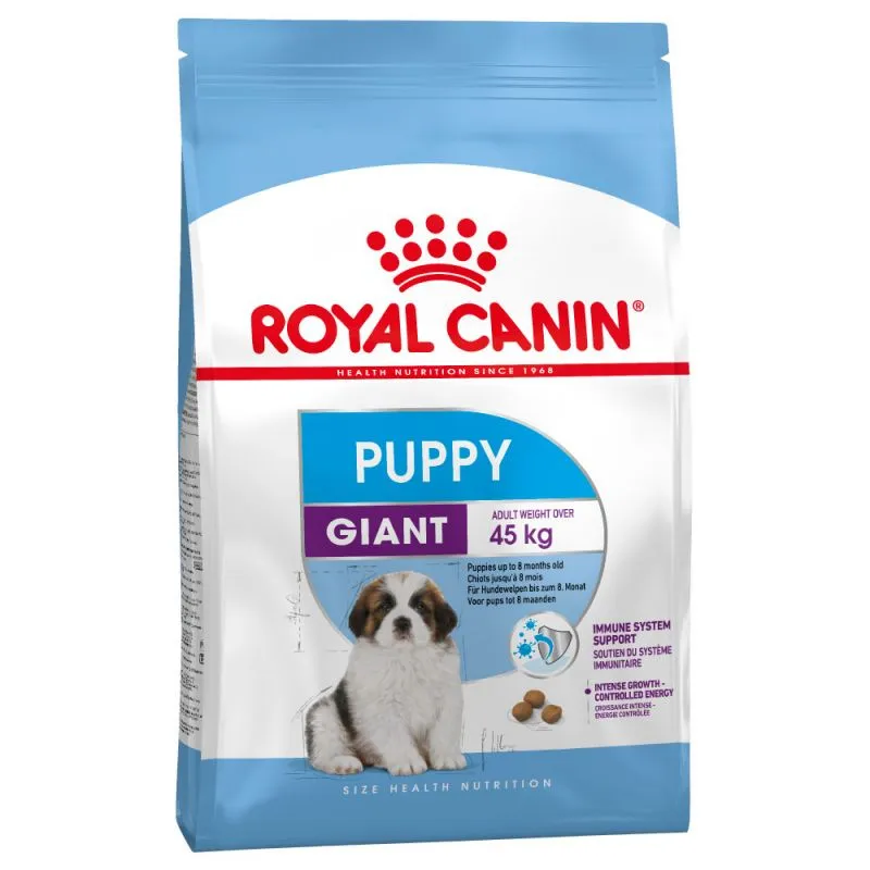 Royal Canin Giant Puppy - храна за подрастващи кученца от едри породи от 2 до 8месечна възраст - 15кг.