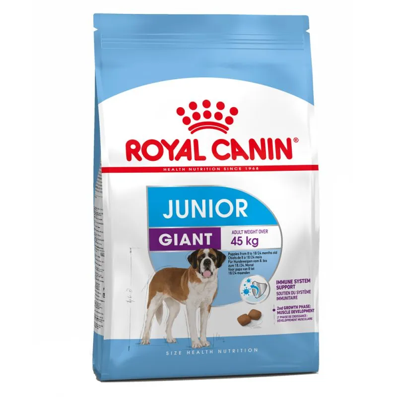 Royal Canin Giant Junior - храна за подрастващи кученца от 8 до 18/24месечна възраст от гигантски породи - 15кг.