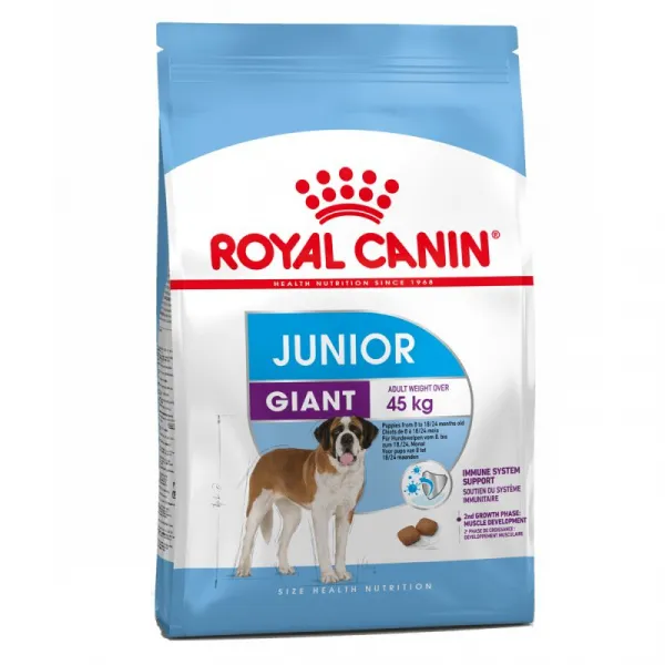 Royal Canin Giant Junior - храна за подрастващи кученца от 8 до 18/24месечна възраст от гигантски породи - 3.5кг.