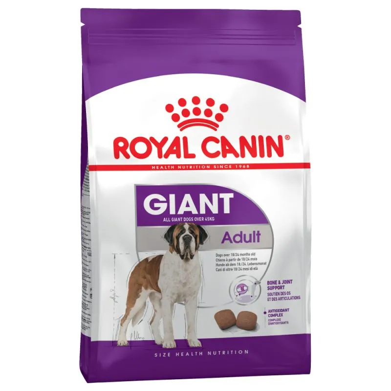 Royal Canin Giant Adult - храна за израснали кучета над 18/24 месеца от гигантски породи - 15кг.