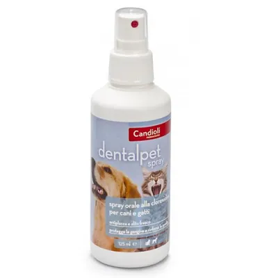 Candioli Pharma Dental Pet Spray - спрей за дентална хигиена за кучета и котки - 125мл. 1