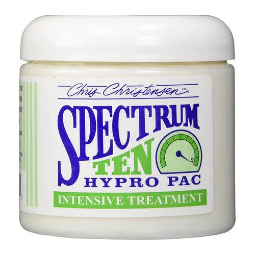 Chris Christensen Spectrum Ten Hypro Pac - интензивно протеиново подхранване най-доброто в подхранването на сухи, начупени и повредени козини - 473мл.