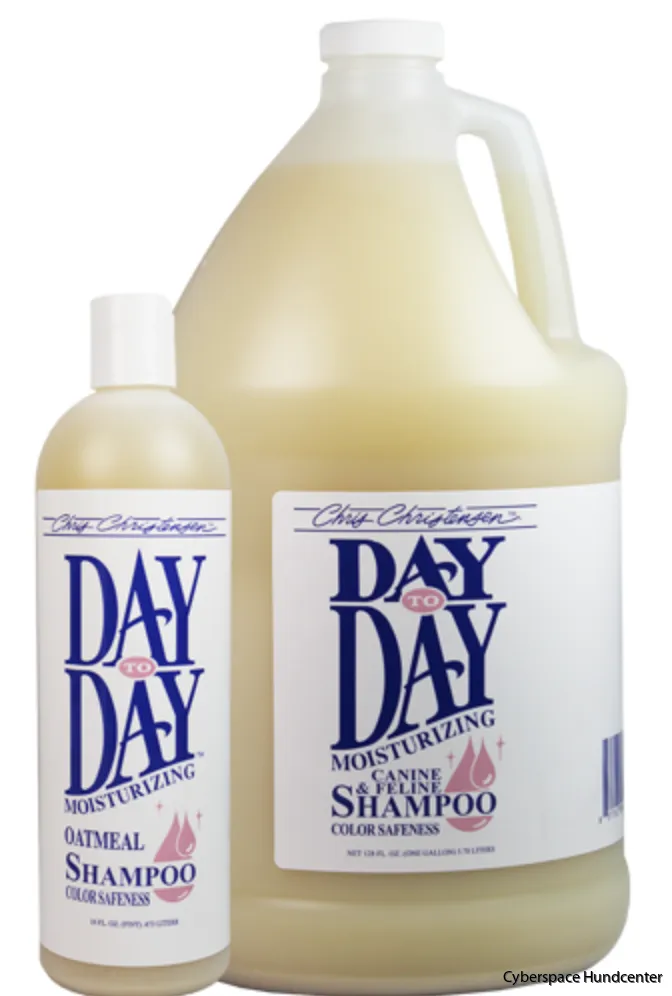 Chris Christensen Day to Day Shampoo - нежно почистващ, терапевтичен овлажняващ шампоан създаден специално за козина подложена на чести манипулации - 118мл.