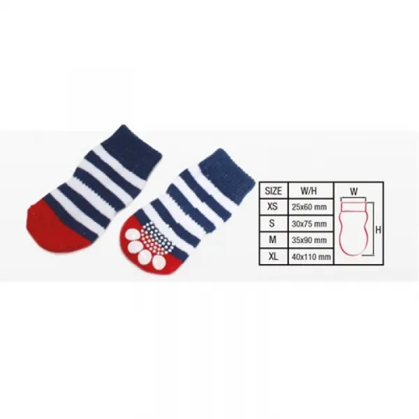 Croci Vintage Sailor Dog Socks - Чорапки За Куче 4бр. - M