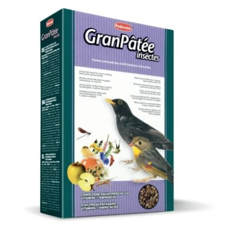 Padovan GranPatee Insectes - Мека Храна За Насекомоядни Птички - 1кг.