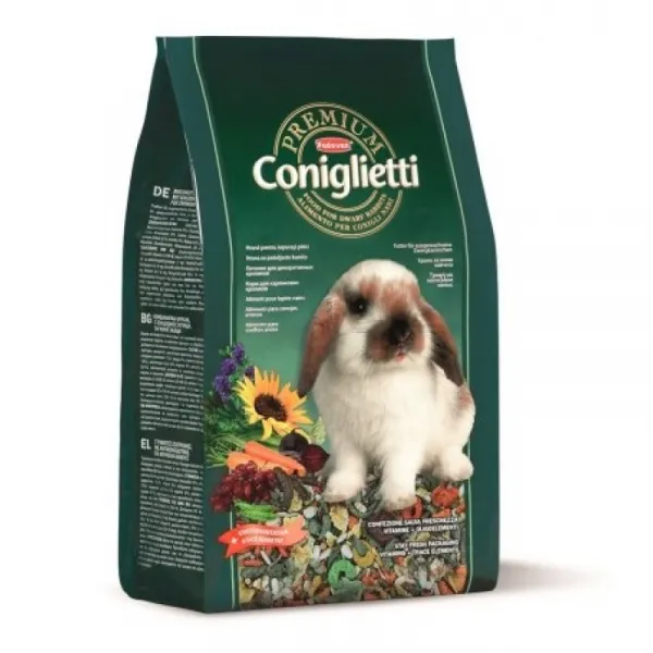 Padovan Premium Coniglietti - Премиум Храна за Декоративни Зайчета - 2кг.