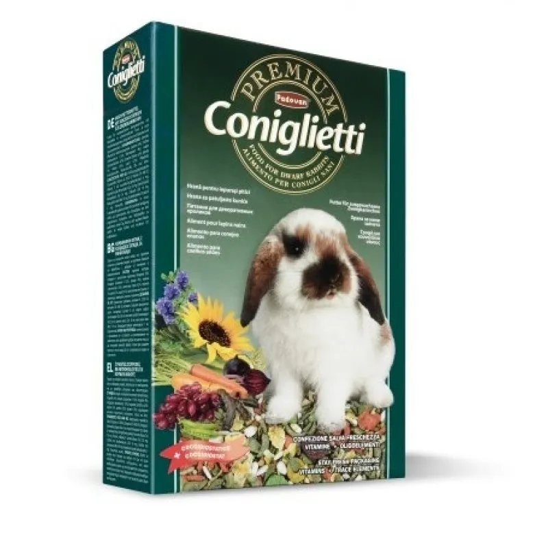 Padovan Premium Coniglietti - Премиум Храна Декоративни Зайчета - 500гр.