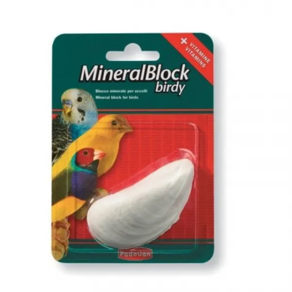 Padovan Mineral Block Birdy - Минерален Блок За Декоративни Птички - 20гр.