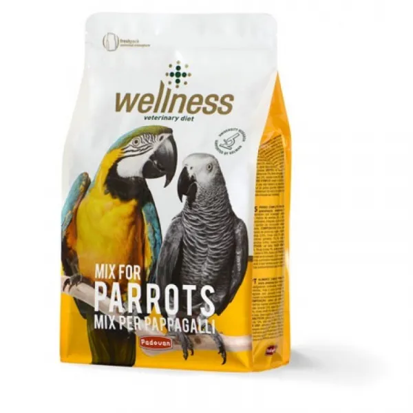 Padovan Wellness Parrots - Премиум Меню За Големи Папагали - 750гр.