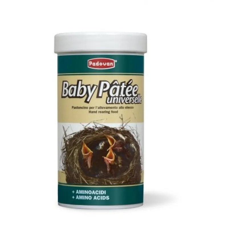 Padovan Baby Pâtée Universelle - Пълноценна Храна За Новородени Зърноядни Птички - 100гр.