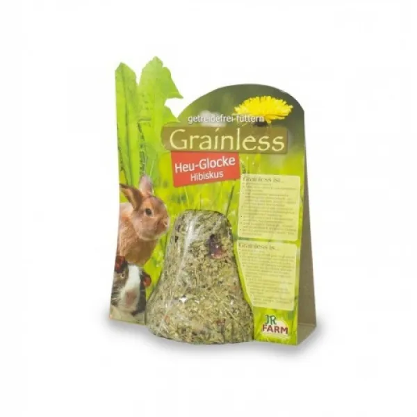 JR Farm Grainless Hay Bell Hibiscus - Без Зърнена Камбана Със Сено - 125гр.