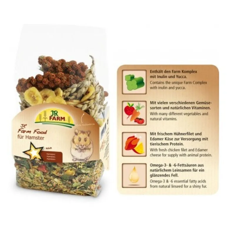 JR Farm Food Hamster Adult - Специална Храна За Хамстер - 500гр.