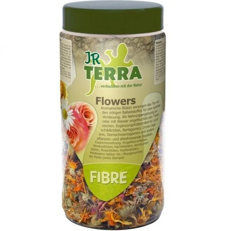 JR Terra Fibre Flowers - Индивидуална Храна - Изсушени Цветя - 50гр.
