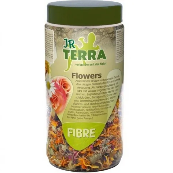 JR Terra Fibre Flowers - Индивидуална Храна - Изсушени Цветя - 50гр.