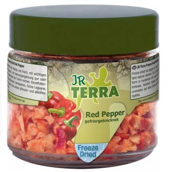 JR Terra Freeze Dried Red Pepper - Индивидуална Храна - Изсушени И Нарязани Червени Чушки - 10гр.