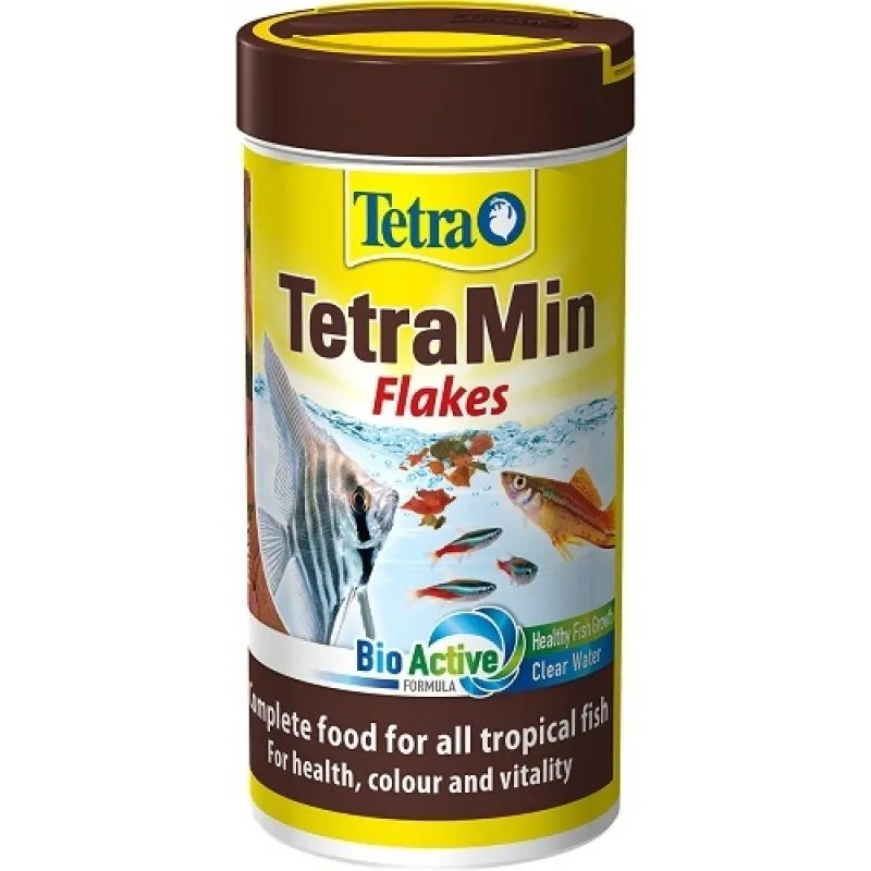 TetraMin Flakes - Основна Храна За Всички Декоративни Рибки - 100мл.
