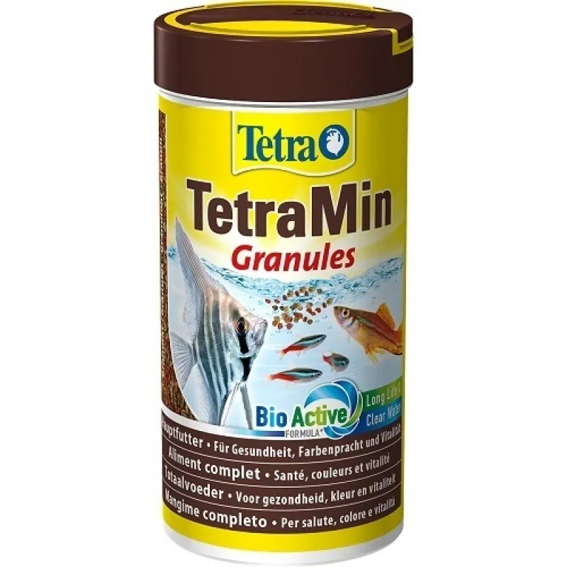 TetraMin Granules - Основна Храна За Аквариумни Рибки - 250мл.