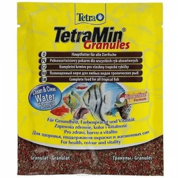 TetraMin Granules - Основна Храна За Аквариумни Рибки - 15гр.