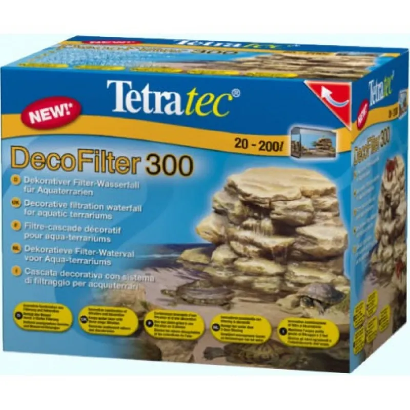 Tetratec DecoFilter 300 - Декоративен Водопад И Филтър В Едно За Акватерариуми - От 20 До 200л.