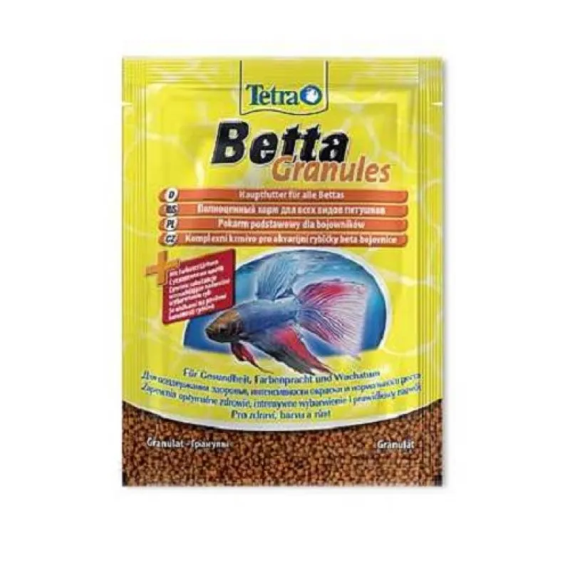 TetraBetta Granules - Основна Храна За Рибки Бети - 12гр.