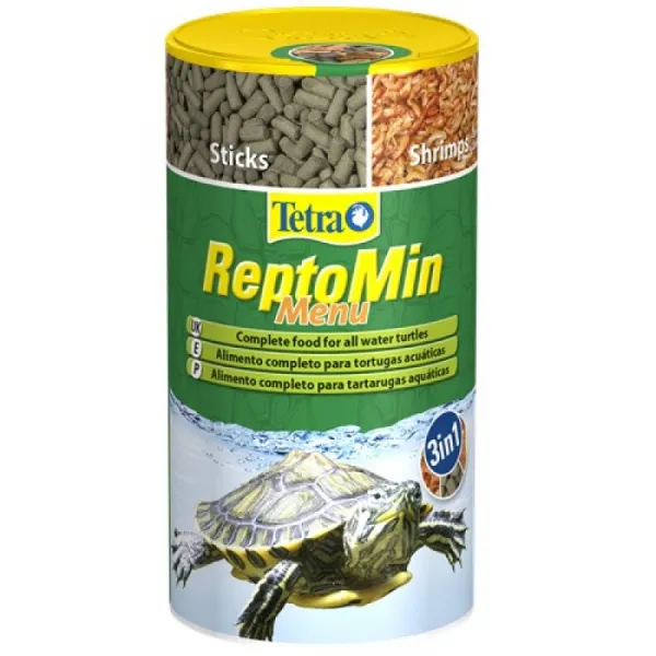 Tetra ReptoMin Menu - Храна За Костенурки - 250мл.