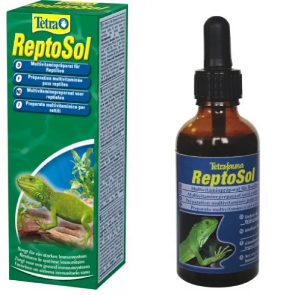 Tetra ReptoSol - Течни Витамини За Всички Видове Влечуги - 50мл.