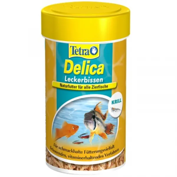 Tetra Delica Krill - Храна За Тропически Рибки С Крил - 100мл.