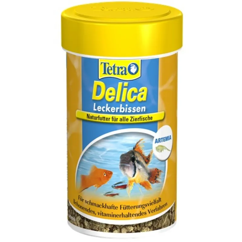 Tetra Delica Brine Shrimps - Храна За Тропически Рибки С Морски Скариди - 100мл.
