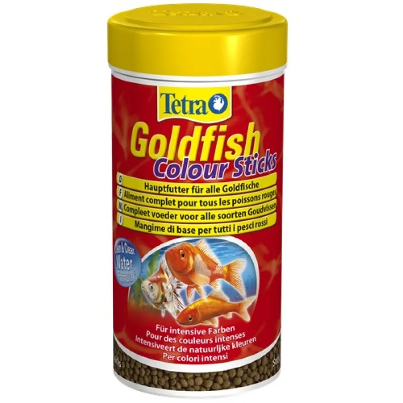 Tetra Goldfish Colour Sticks - Подсилваща Цветовете Гранулирана Храна За Златни Рибки - 250мл.