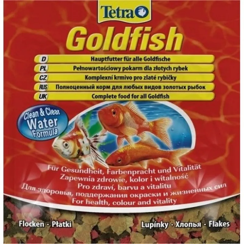 Tetra Goldfish - Храна На Люспи За Златни Рибки - 12гр.