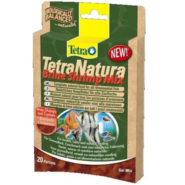 TetraNatura Brine Shrimps Mix - Храна За Тропически Рибки С Морски Скариди - 80гр.
