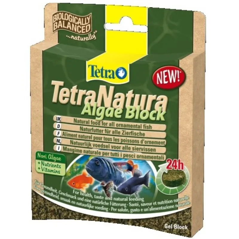TetraNatura Algae Block - Храна За Тропически Рибки С Алги - 36гр.