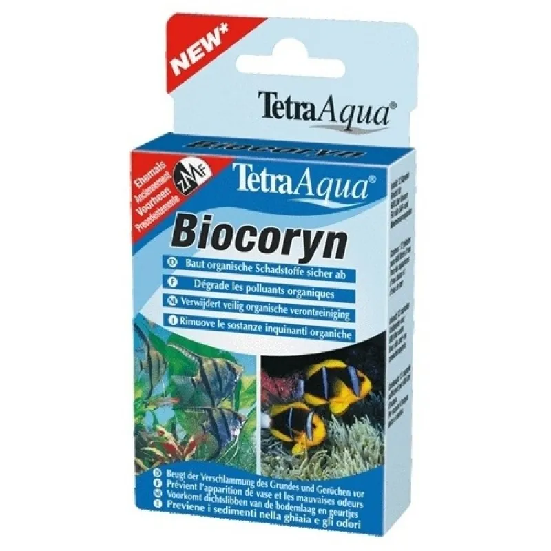 Tetra Aqua Biocoryn - Препарат Засилващ Разграждането На Биологичните Отпадъци - 24 капсули