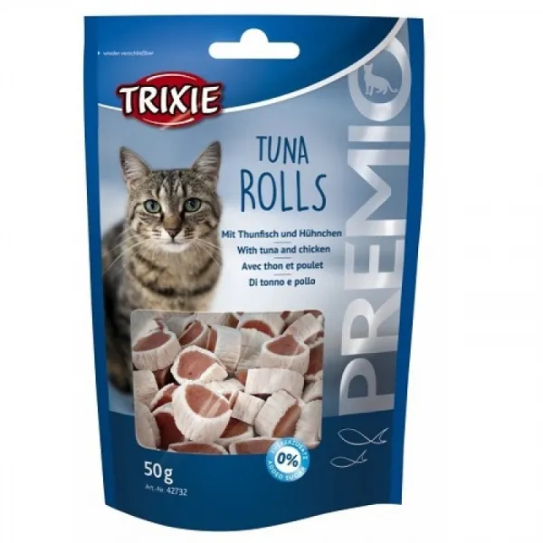 Trixie Premio Tuna Rolls - Лакомства За Котка С Риба Тон И Пиле - 50гр.