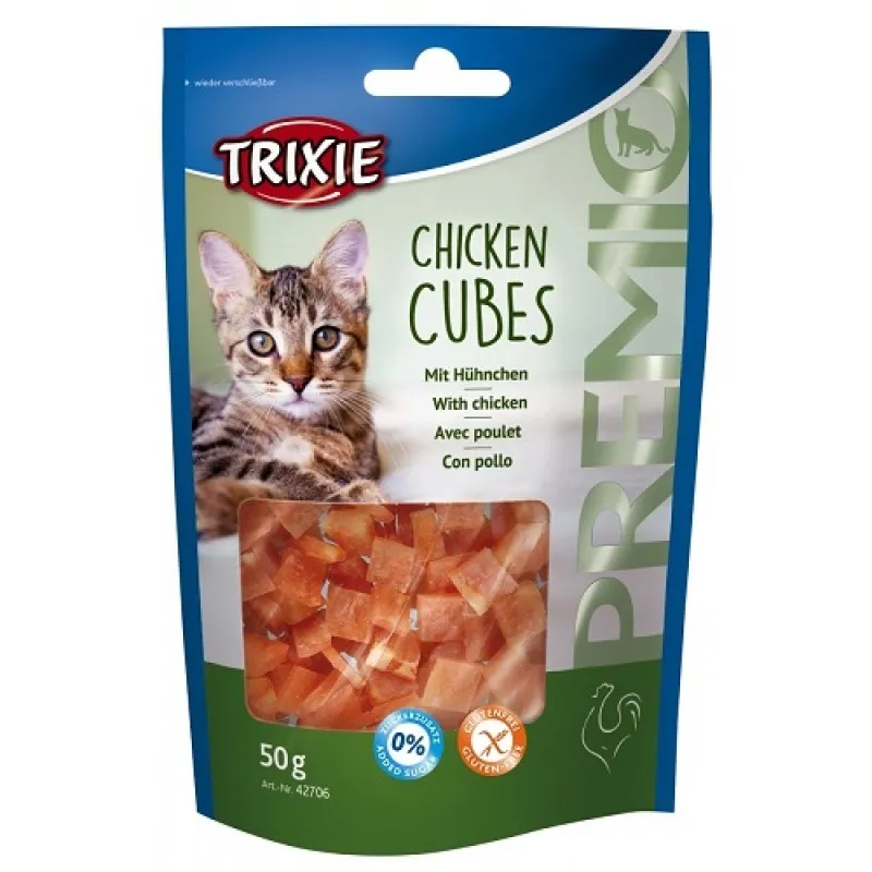 Trixie Premio Chicken Cubes - Лакомства За Котки С Пиле - 50гр.