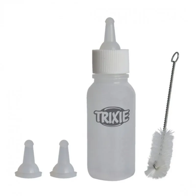 Trixie Suckling Bottle Set - Шише За Хранене C Допълнителен Накрайник И Четка За Почистване - 57мл.