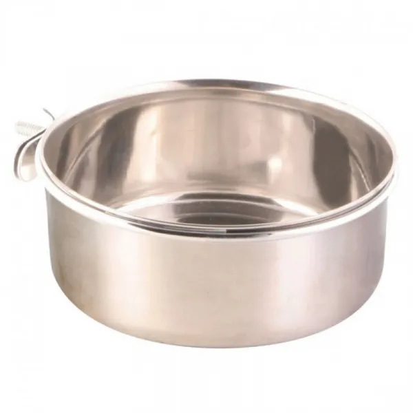 Trixie Stainless Steel Bowl With Holder - Метална Хранилка За Птички 300мл. - Ø9см.