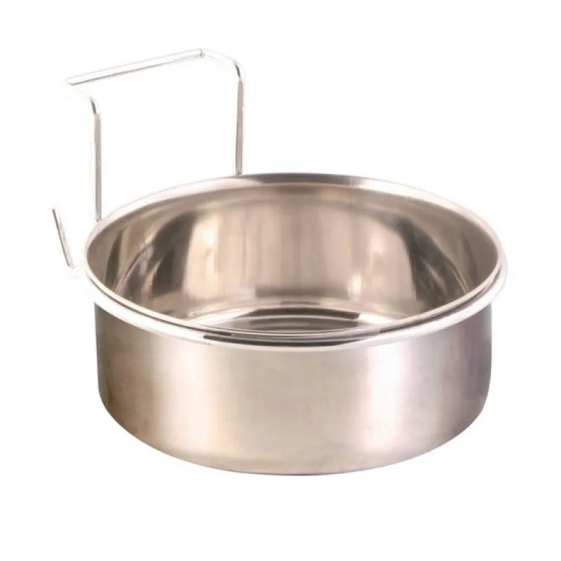Trixie Stainless Steel Bowl With Holder - Хранилка За Птички Метална  600мл. - Ø12см.
