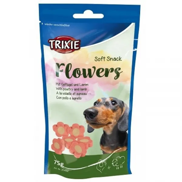 Trixie Soft Snack Flowers - Лакомства За Куче С Агнешко И Пилешко - 75гр.