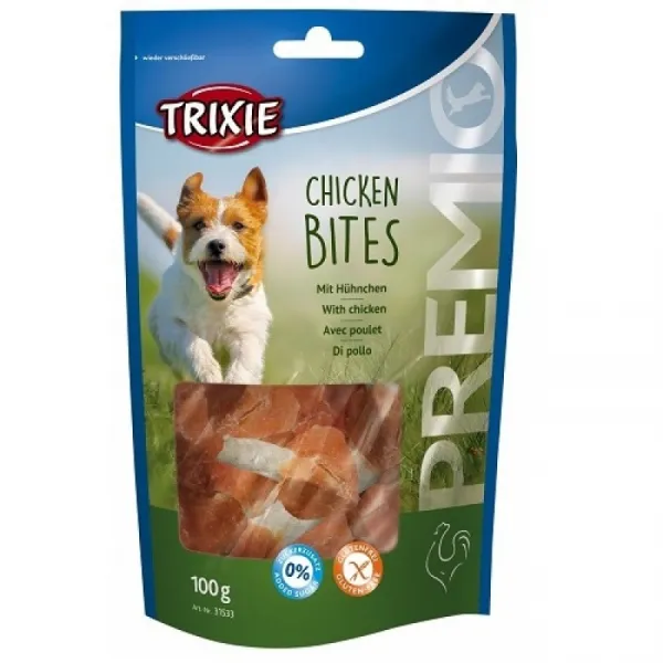 Trixie PREMIO Chicken Snack Bites - Лакомства За Куче Пилешки Бутчета - 100гр.