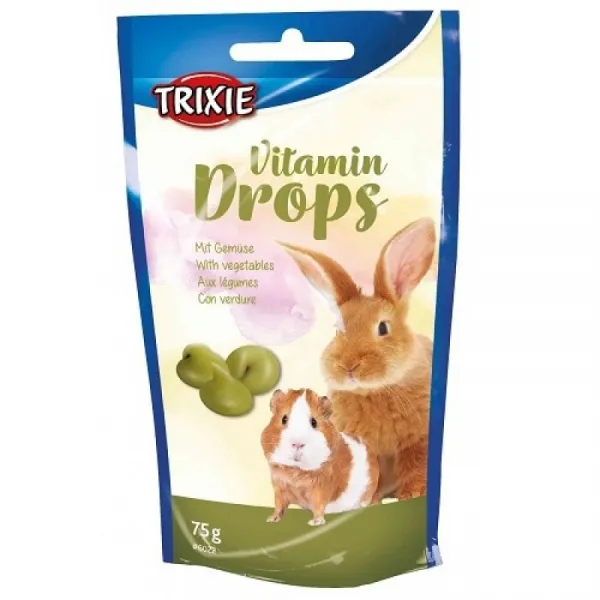 Trixie Vitamin Drops With Vegetables - Витаминен Дропс За Гризачи Със Зеленчуци - 75гр.