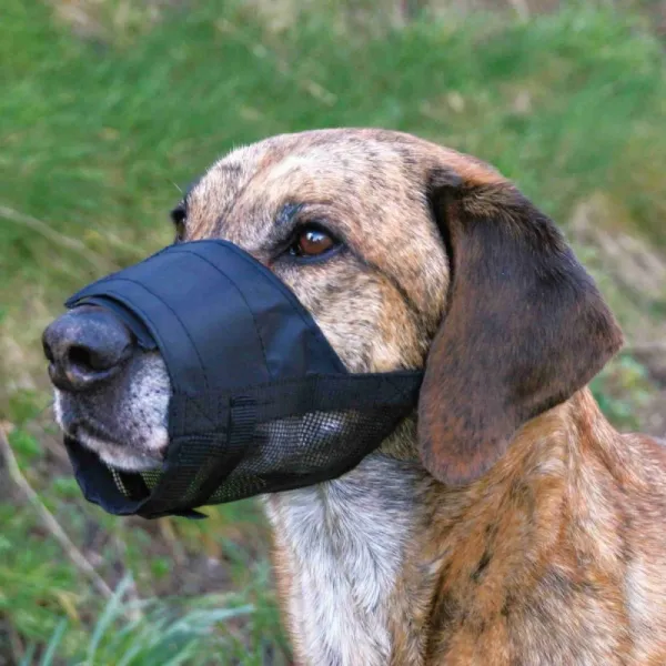Trixie Muzzle With Net Insert L - Мек Намордник За Куче