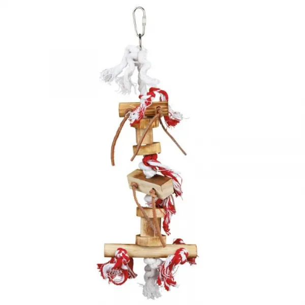 Trixie Wooden Toy On A Rope - Играчка За Папагали - 35см.