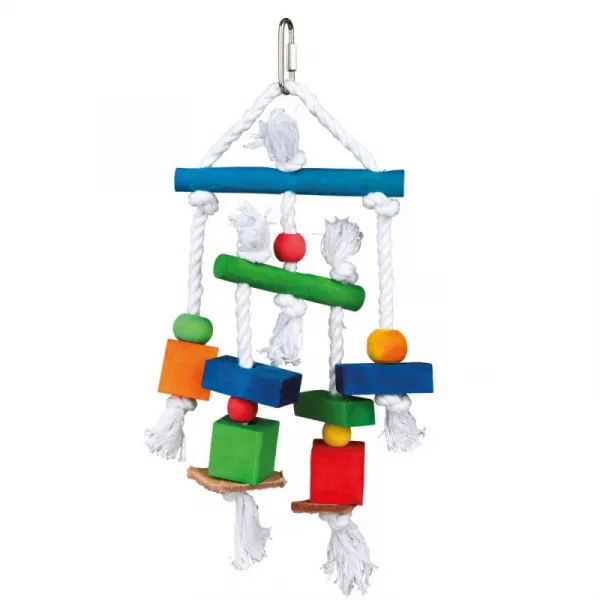 Trixie Wooden Toy On A Rope - Играчка За Папагали - 24см.