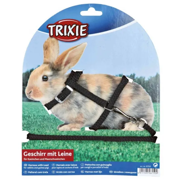 Trixie Rabbit Harness With Leash - Нагръдник С Повод За Заек