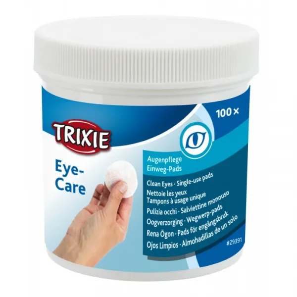 Trixie Eye-Care Single-Use Pads - Тампони За Почистване Зоната Около Очите - 100бр.