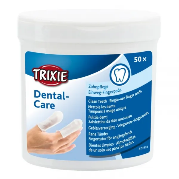 Trixie Dental-Care Single-Use Finger Pads - Напръстник За Почистване На Зъби - 50бр.